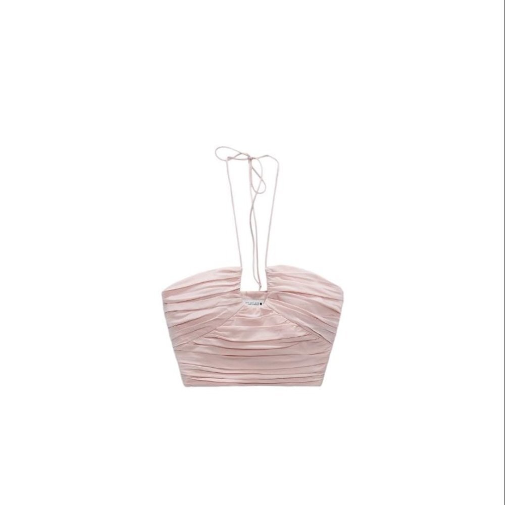 ZARA DRAPED TOP LIMITED EDITION PINCK SIZE S 3262/564/622